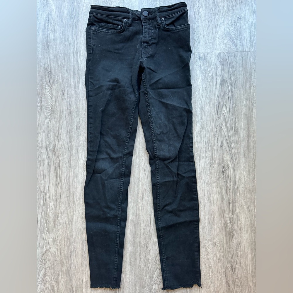 AllSaints Black Mast Jeans Low Rise Size 25
